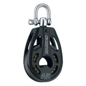 Harken 45mm Single Black Magic Swivel Block 
