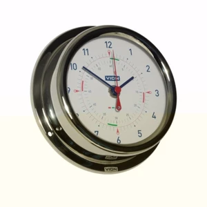 Vion Stainless Steel Clock 150mm 
