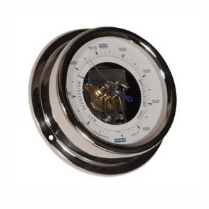 Vion Stainless Steel Open-Faced Barometer 150mm 