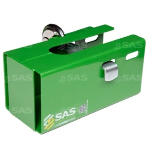 SAS Vault Universal Hitchlock with Padlock Green 