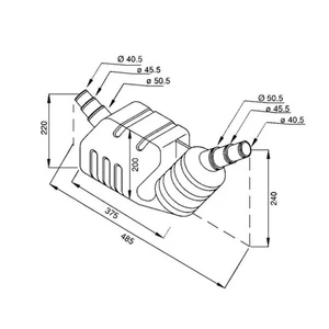 CAN SB Marine Plastics Waterlock / Silencer