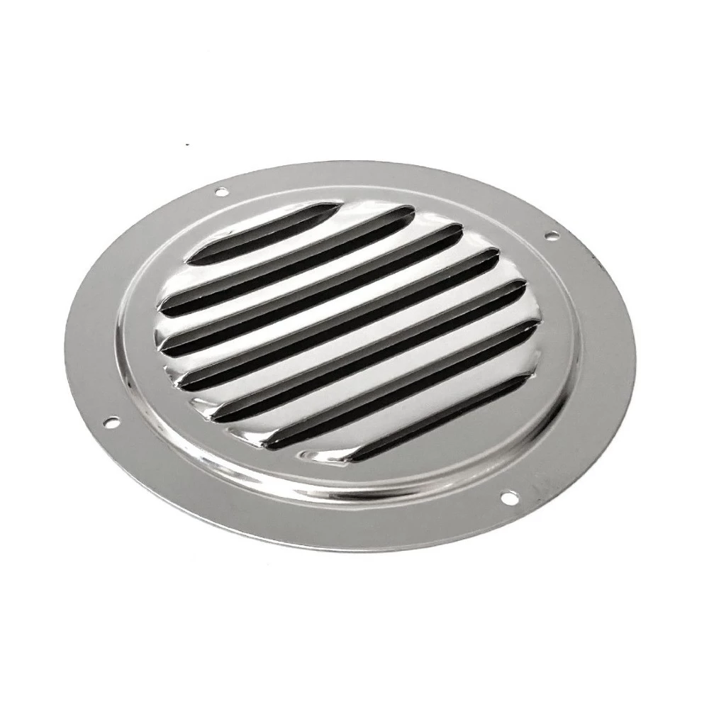 Force 4 Round Louvre Vent Stainless Steel 127mm