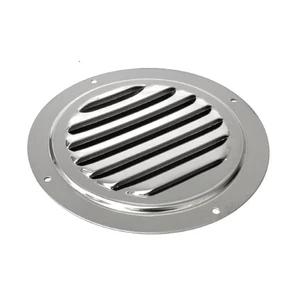 Force 4 Round Louvre Vent Stainless Steel 127mm
