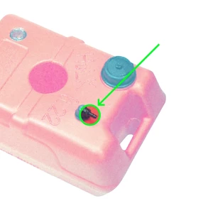 Nuova Rade Hulk Fuel Tank Barbed Hose Connector 8mm 