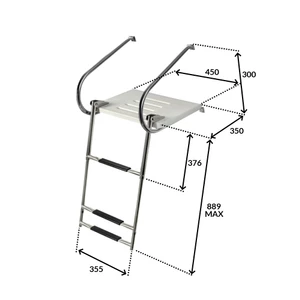 Osculati Stern Bathing Platform Fibreglass