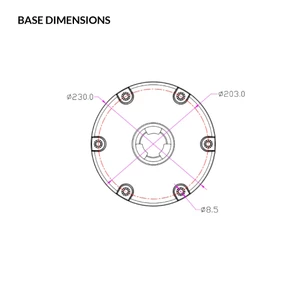 Osculati Telescopic Shock Absorbing Seat Pedestal 