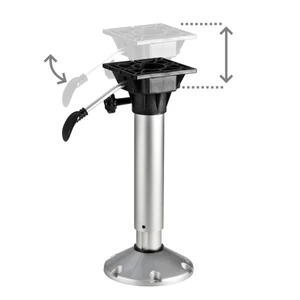 Osculati Telescopic Shock Absorbing Seat Pedestal 