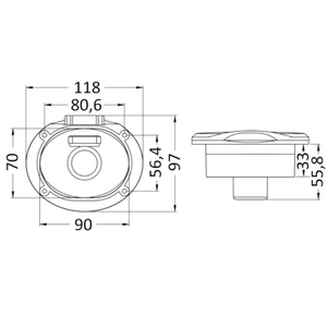 Osculati Elissa Deck Shower With Tiger Shower Head 