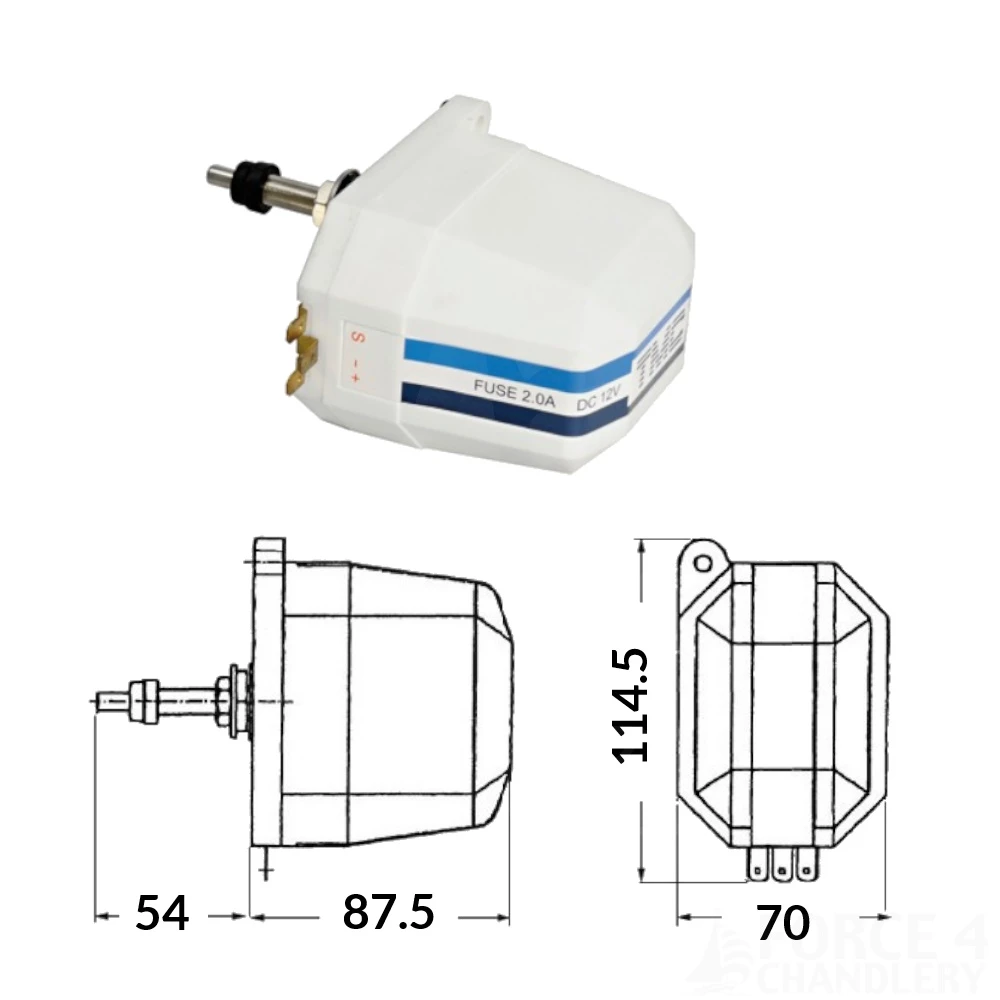 Windscreen Wiper Kit 250-280mm Arm 