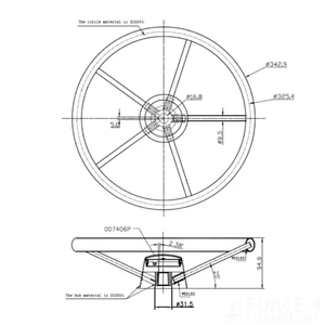 Osculati Compact Stainless Steering Wheel 320mm 
