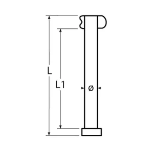 Force 4 Drop Nose Pin - Stainless Steel