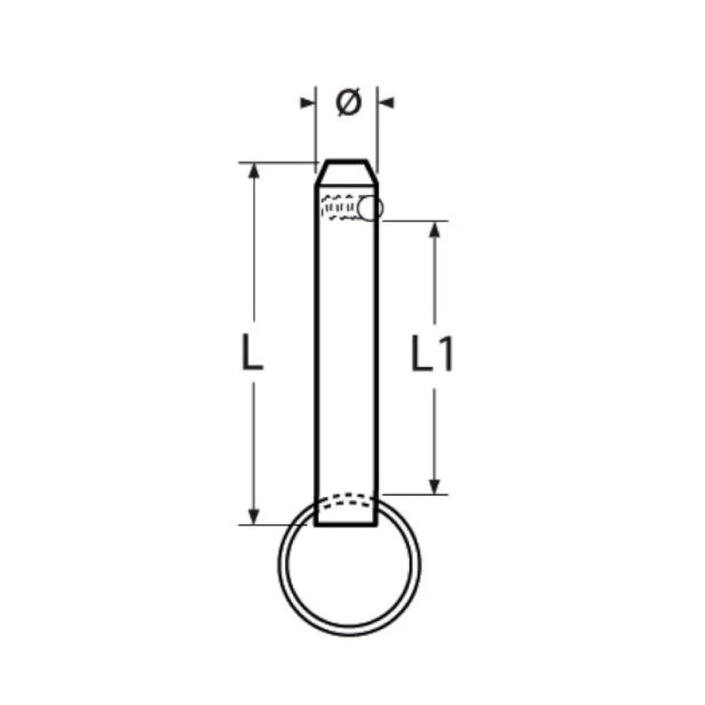 Fast Pin with Ball Lock