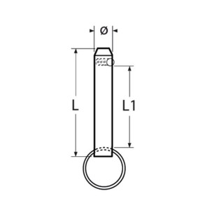 Fast Pin with Ball Lock 