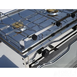 Techimpex XL2 Wide 2-Burner Hob & Oven