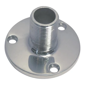 Force 4 Antenna Deck Mount - Short - Stainless Steel 