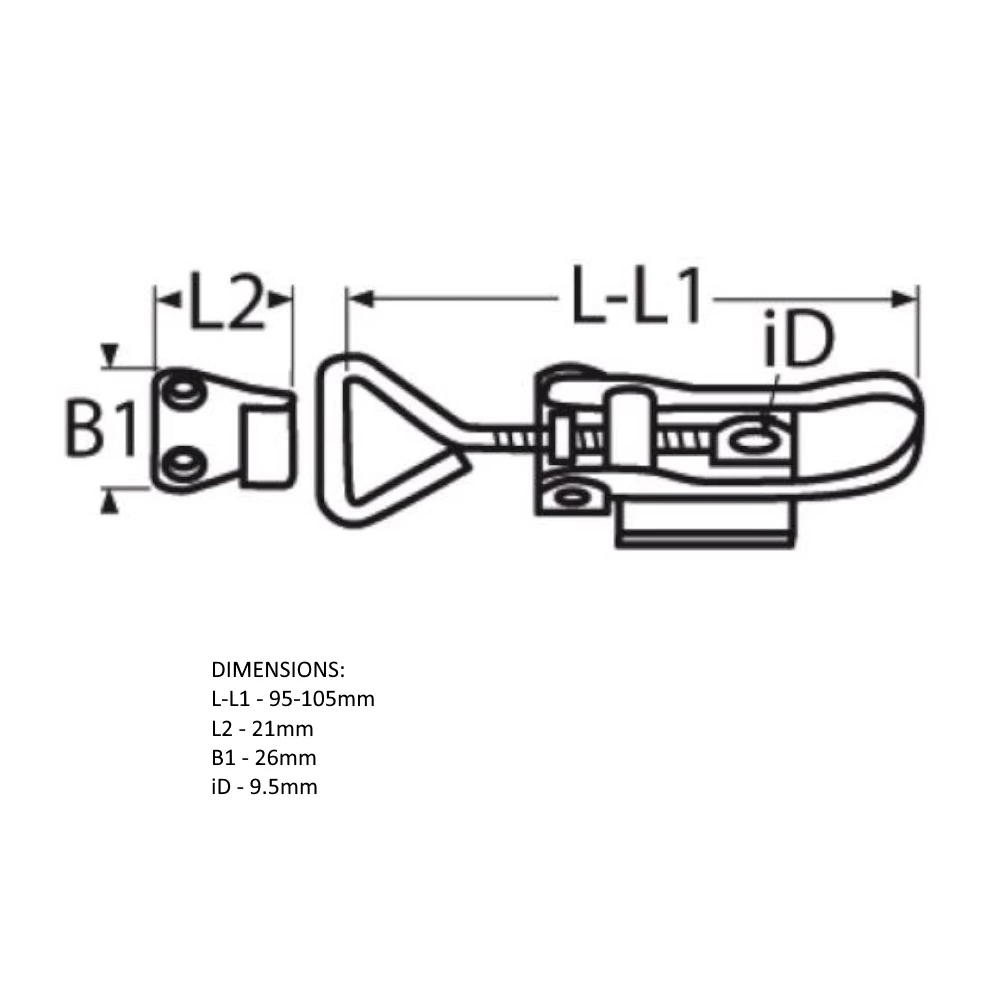Stainless Steel Lockable Tension Fastener