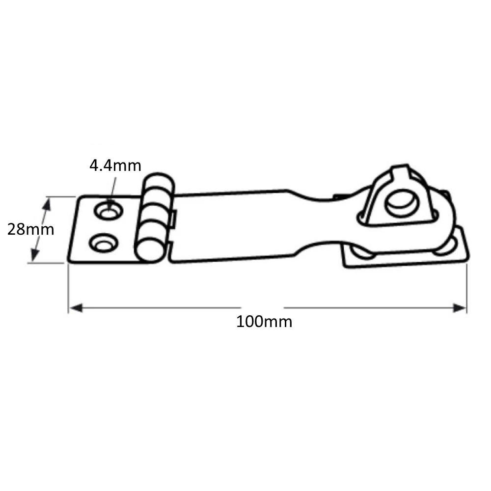 Stainless Steel Lockable Hasp & Staple