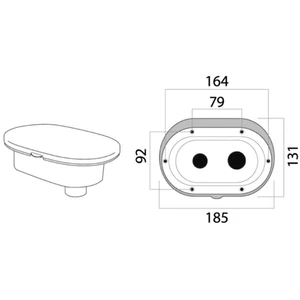 Osculati Mizar Mixer Shower Unit with 2.5m Hose 