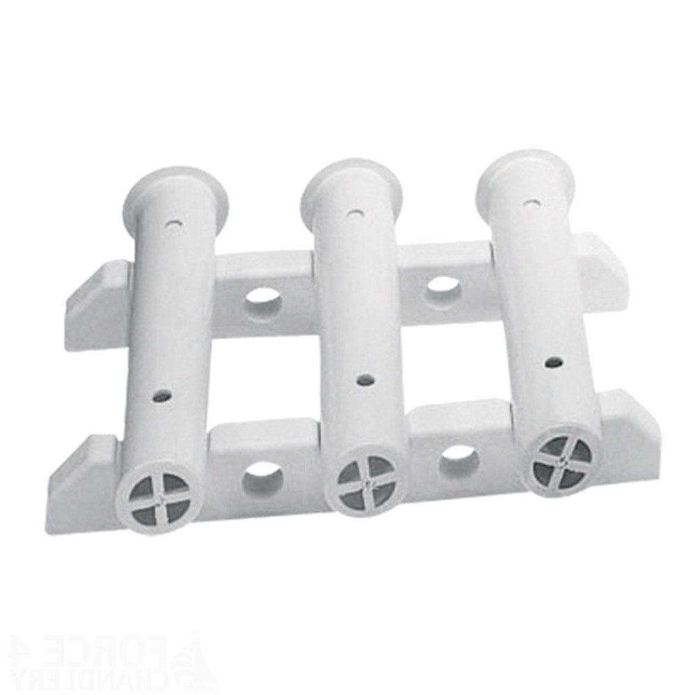 Bulkhead Triple Fishing Rod Storage Rack 