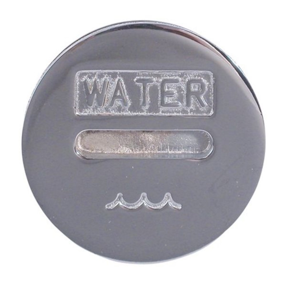 Chrome Replacement Cap for Water Deck Filler - 38mm