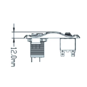 Force 4 Illuminated 3 Switch Panel with USB A & C 