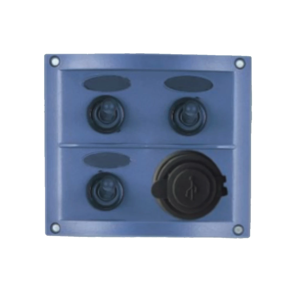 3 Switch Panel With USB A & C