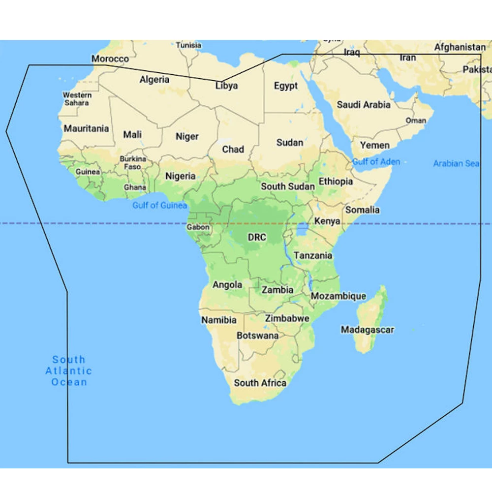 C-Map Discover Electronic Chart - Africa & Arabic Sea 