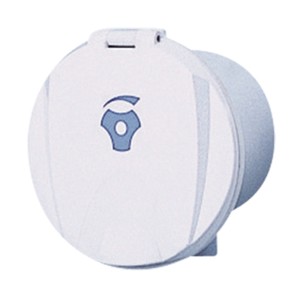 Deck Shower Tap Housing - White 