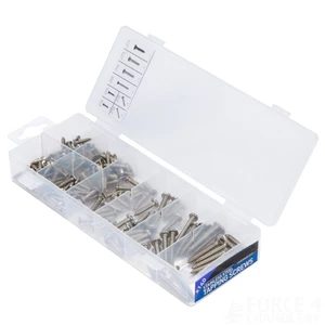 Force 4 Stainless Steel Self Tapping Screw Set 140 Pieces 