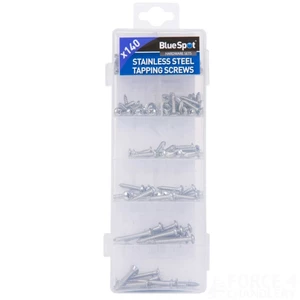 Force 4 Stainless Steel Self Tapping Screw Set 140 Pieces 