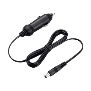 Icom CP-25H Cigar Lighter Cable for 12v H/H Rapid Chargers (Straight 2.1mm DC Plug)