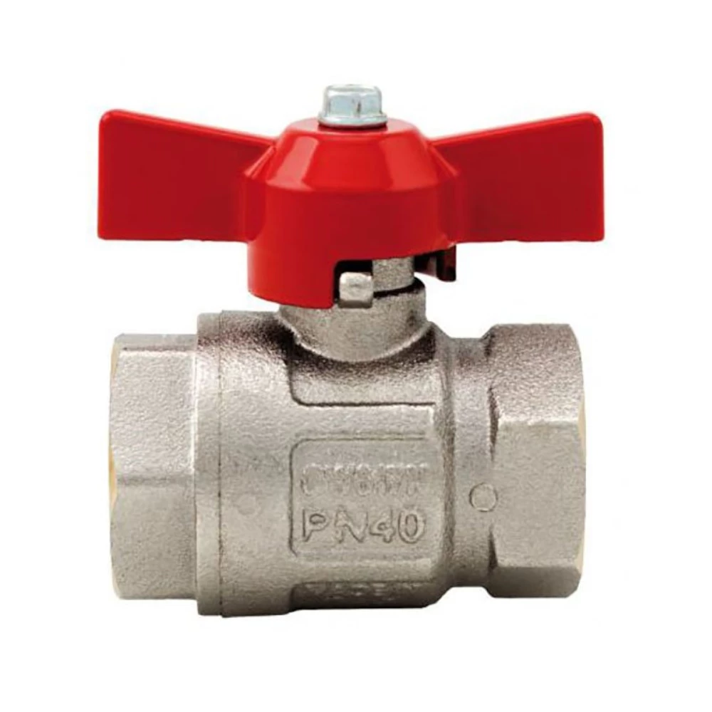 Blue Gee Nickel Plated Brass Female/Female Tee Ball Valve 