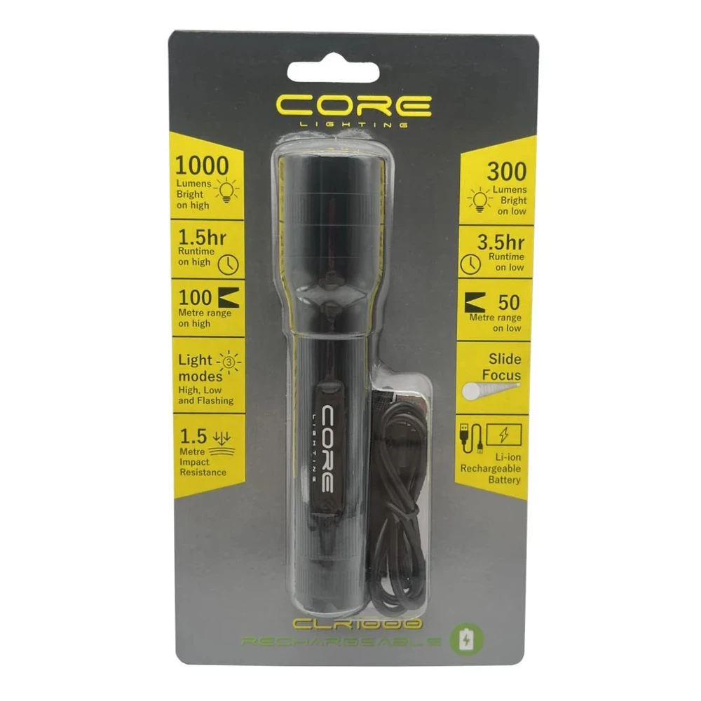  CLR1000 Rechargeable LED Torch