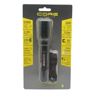 Core Lighting CLR1000 Rechargeable LED Torch 