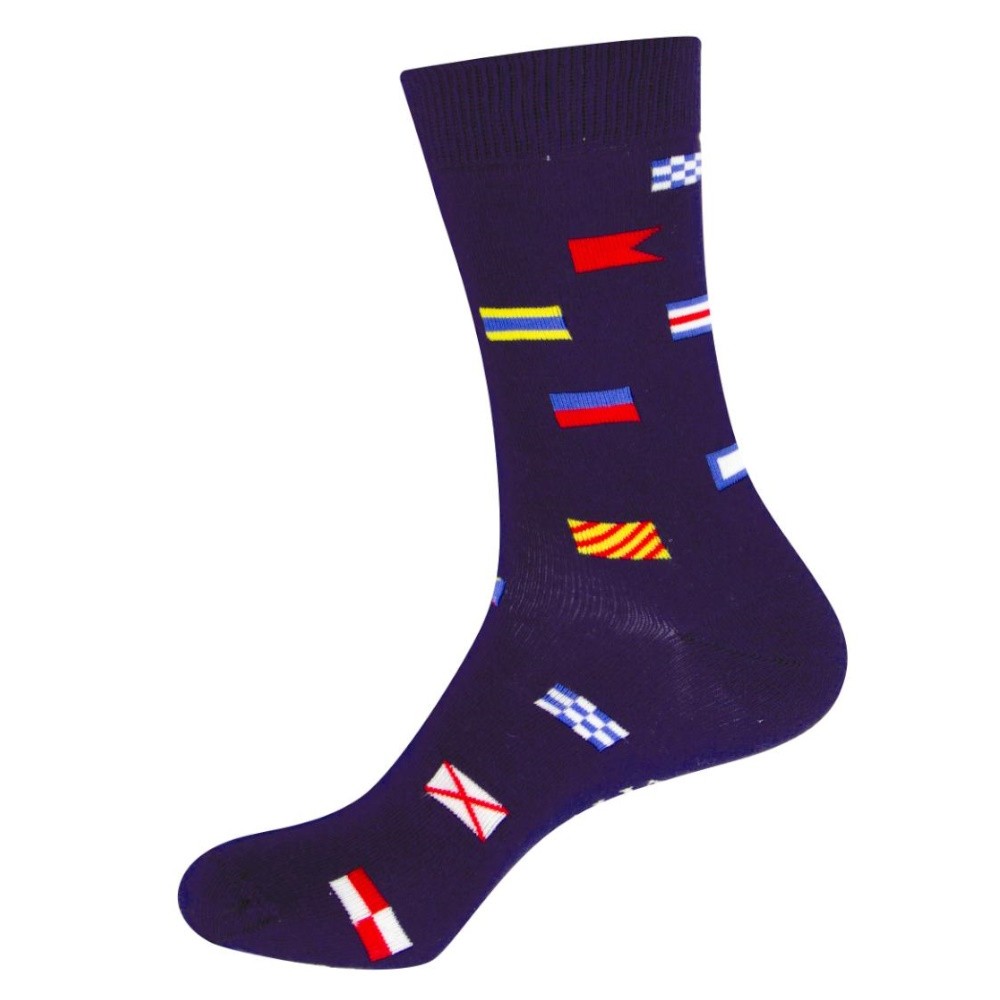 Nautical Crew Socks