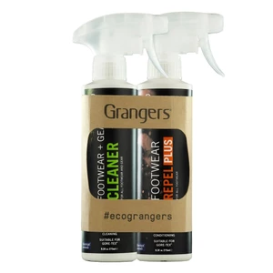 Grangers Footwear & Gear Cleaner + Footwear Repel Plus Twin Pack