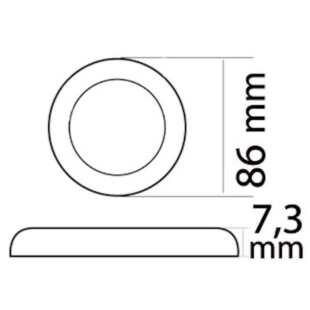 Stainless Steel Flush Mount Ceiling Light