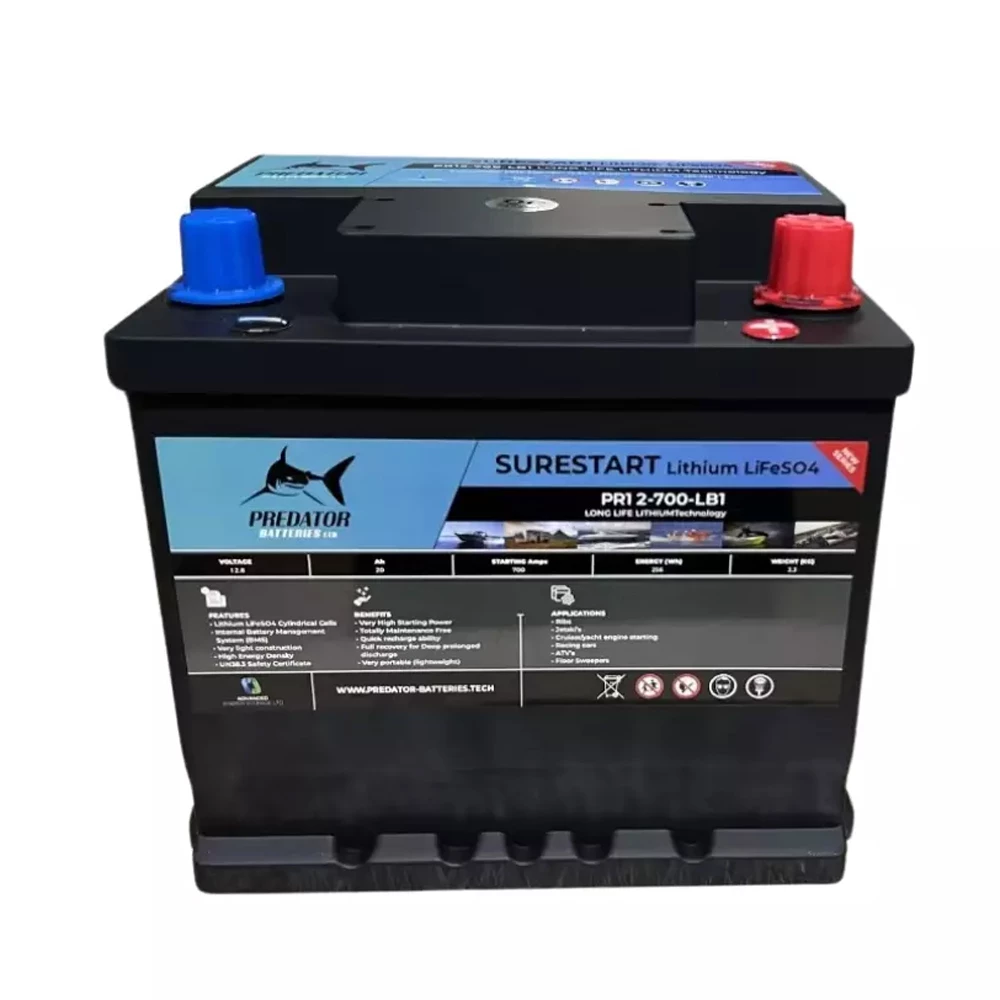 Predator Batteries Surestart Lithium Small Craft Battery