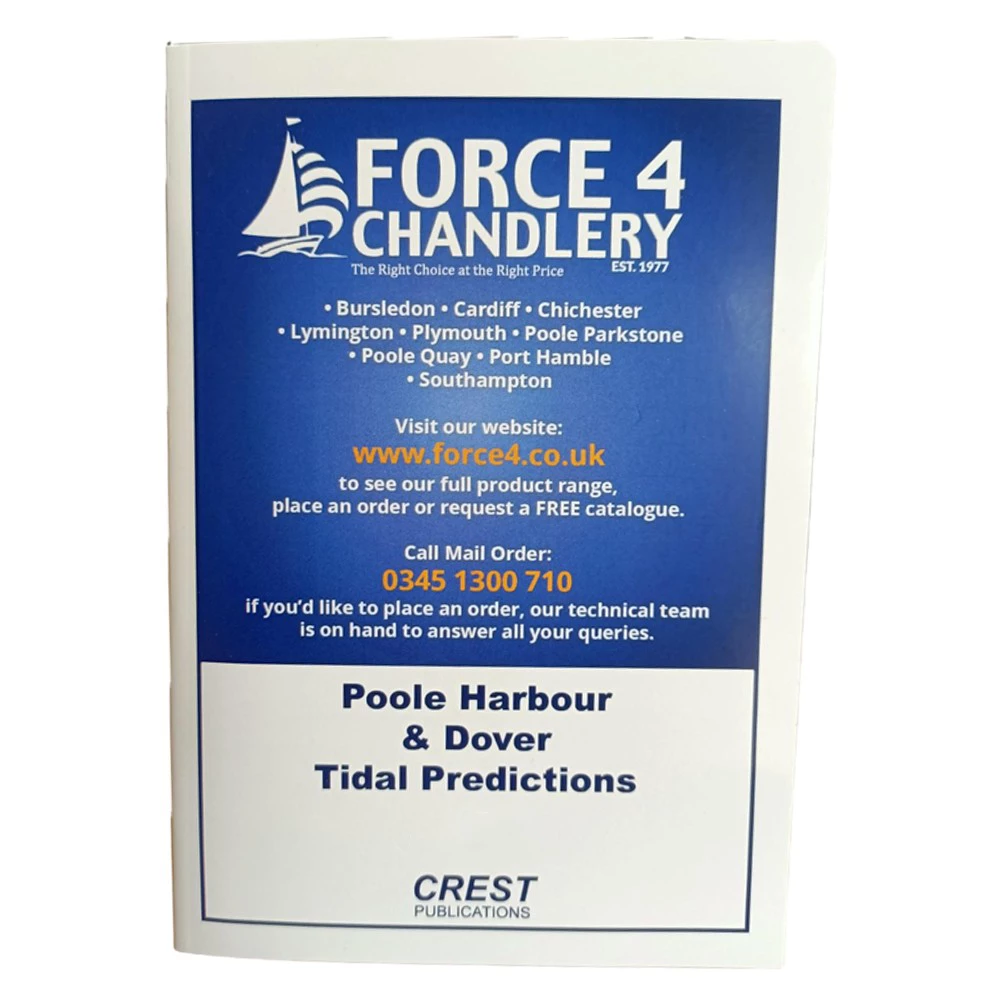 Force 4 Tide Tables - POOLE 