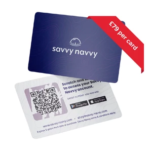 savvy navvy Elite Marine Charting App Subscription Scratch Card 