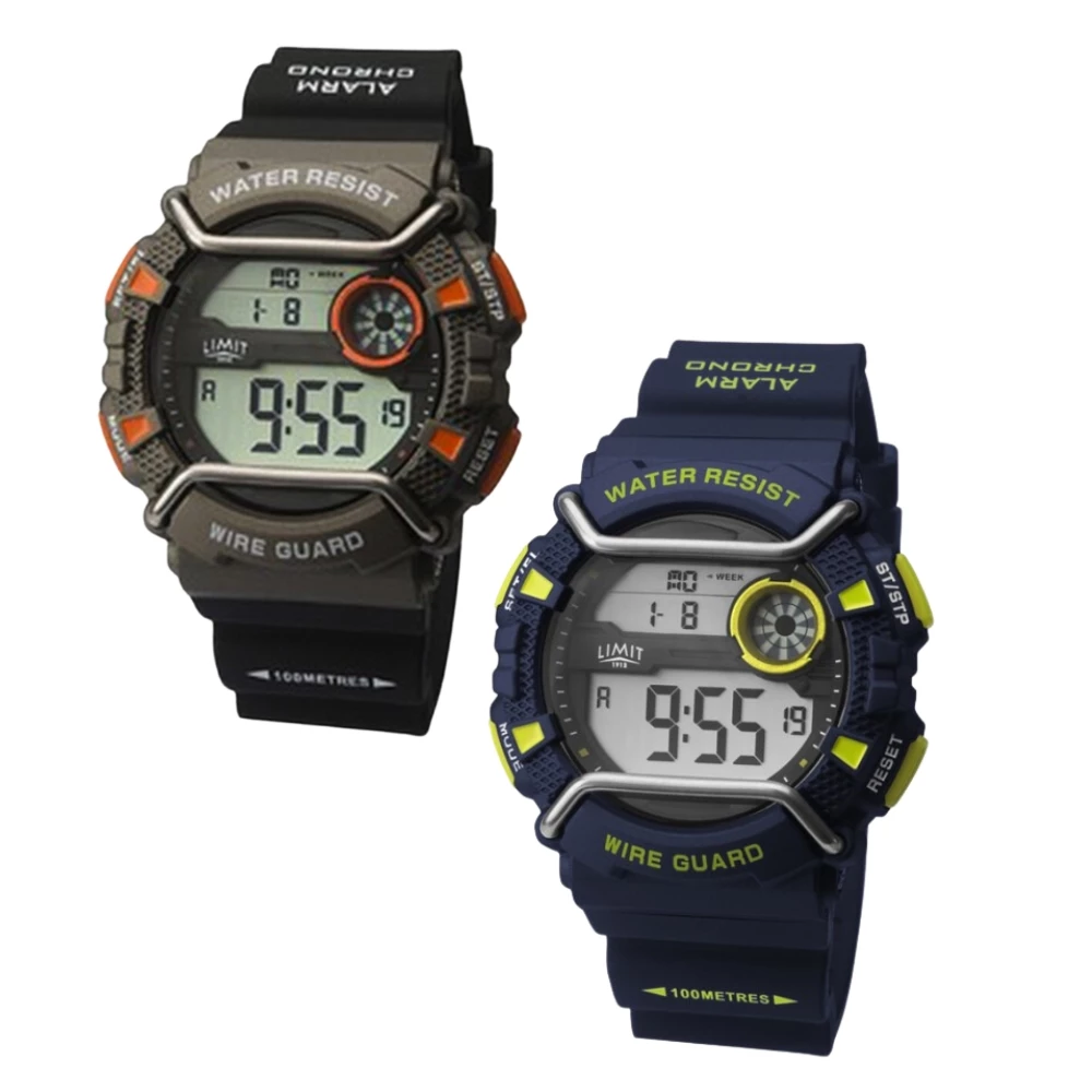 Wire Guard Digital Watch