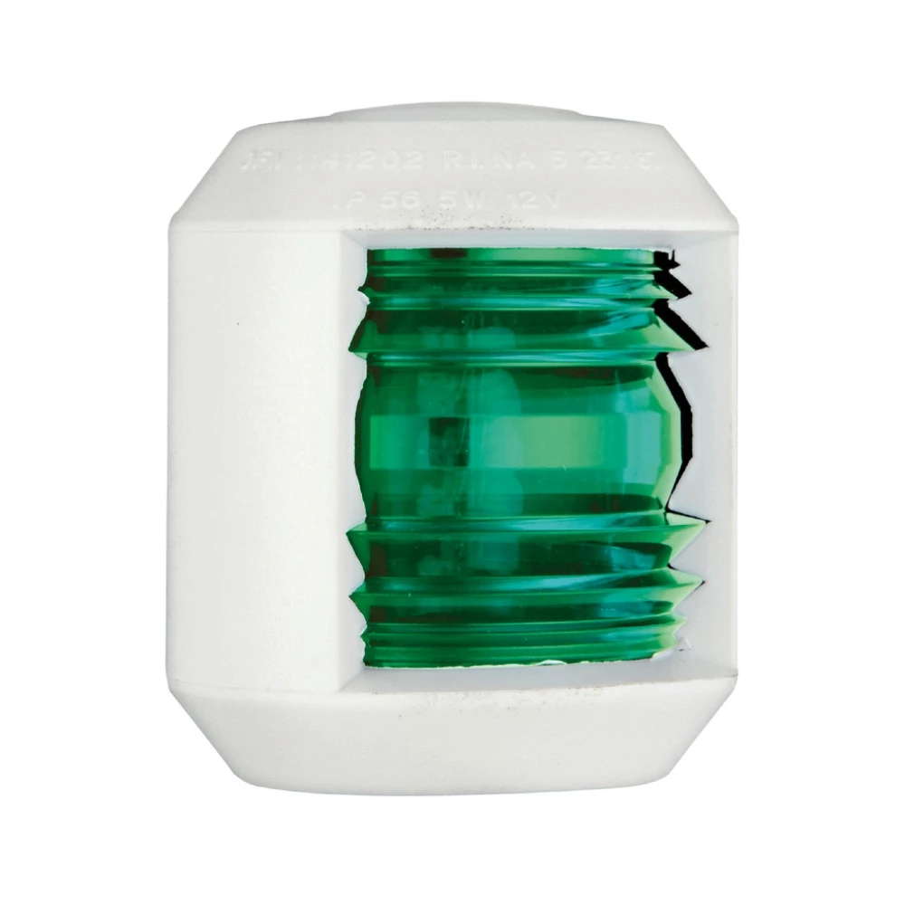 Osculati Compact Navigation Light Starboard - White Case 