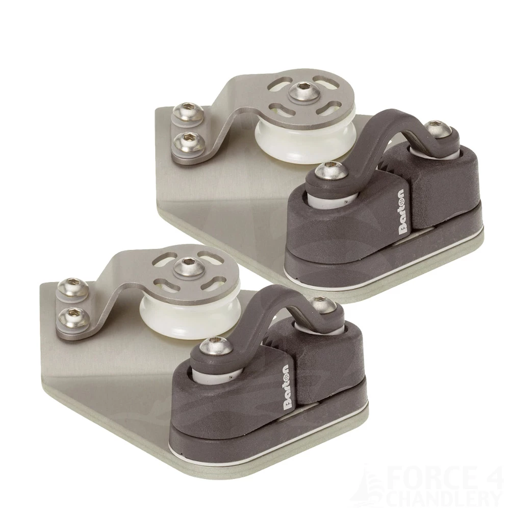 Barton Traveller Cleat Plate Assembly (Pair) Size 1