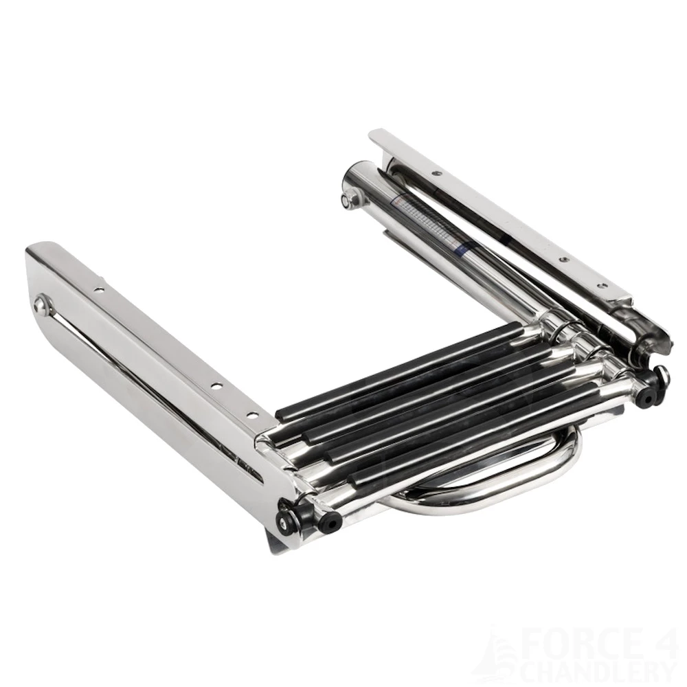 Big under-platform sliding ladder