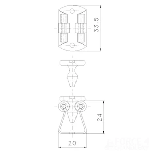 Force 4 Door Retainer Stainless Steel