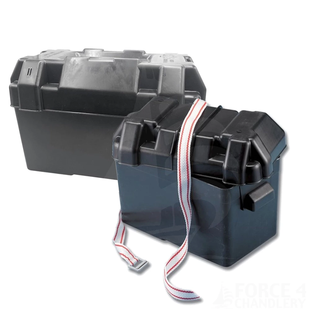 Battery Box with Tie-Down Strap