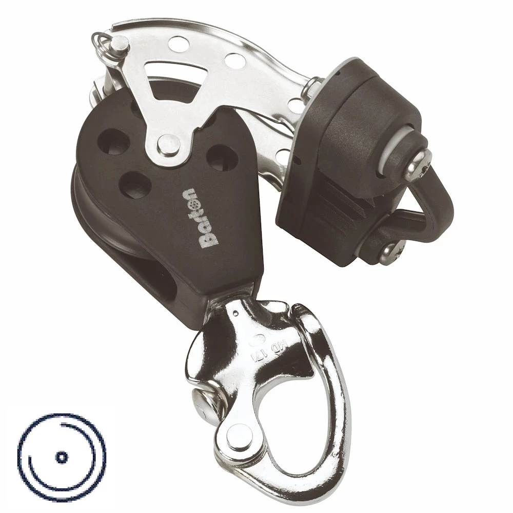 Barton Plain Bearing - Single - Snap Shackle & Becket & Cam Block