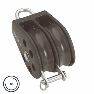 Barton Plain Bearing - Double - Fixed Eye & Becket Block 