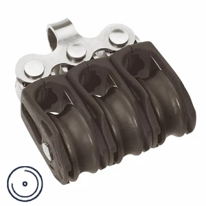 Barton Plain Bearing - Triple - Fixed Eye Block 