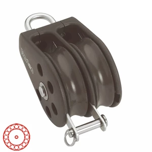 Barton Ball Bearing - Double - Fixed Eye & Becket Block 